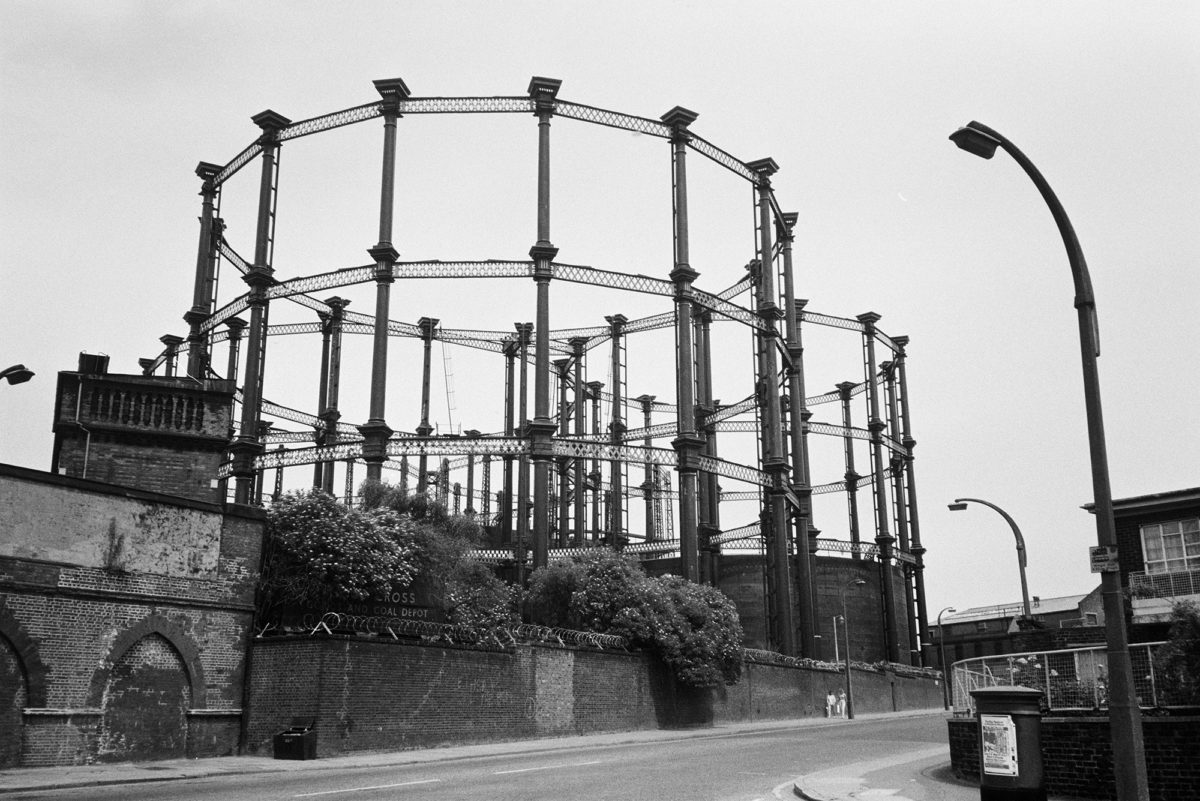 Gas Holders, King's Cross. Photo by Mark Cawson