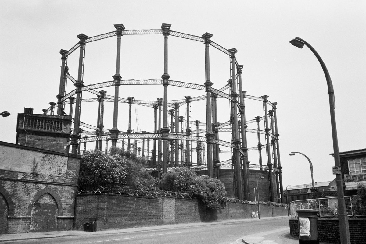 Gasholders, Battlebridge Rd. Circa 1982